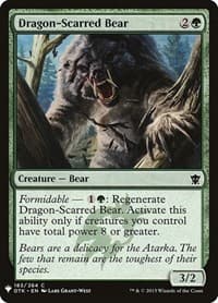 Dragon-Scarred Bear - The List Reprints - Magic: The Gathering card