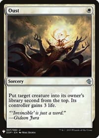 Oust - The List Reprints - Magic: The Gathering card