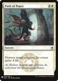 Path of Peace - The List Reprints - Magic: The Gathering card