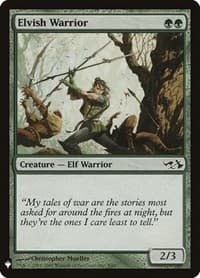 Elvish Warrior - The List Reprints - Magic: The Gathering card
