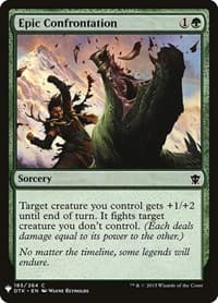 Epic Confrontation - The List Reprints - Magic: The Gathering card