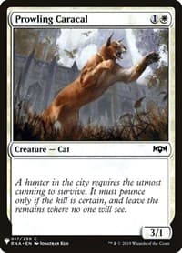 Prowling Caracal - The List Reprints - Magic: The Gathering card