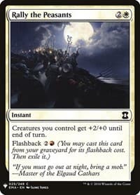 Rally the Peasants - The List Reprints - Magic: The Gathering card