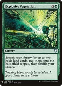 Explosive Vegetation - The List Reprints - Magic: The Gathering card
