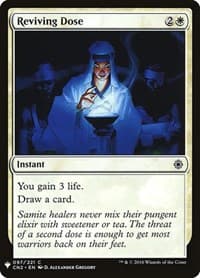 Reviving Dose - The List Reprints - Magic: The Gathering card