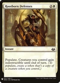 Rootborn Defenses (MM3) - The List Reprints - Magic: The Gathering card