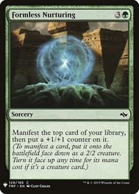 Formless Nurturing - The List Reprints - Magic: The Gathering card