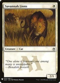 Savannah Lions - The List Reprints - Magic: The Gathering card