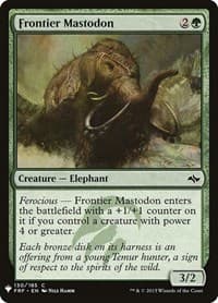 Frontier Mastodon - The List Reprints - Magic: The Gathering card