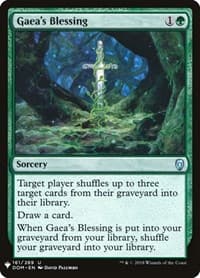 Gaea's Blessing - The List Reprints - Magic: The Gathering card