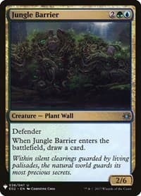 Jungle Barrier - The List Reprints - Magic: The Gathering card