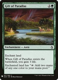 Gift of Paradise - The List Reprints - Magic: The Gathering card