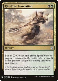 Kin-Tree Invocation - The List Reprints - Magic: The Gathering card