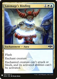 Lawmage's Binding - The List Reprints - Magic: The Gathering card