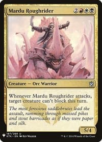Mardu Roughrider - The List Reprints - Magic: The Gathering card