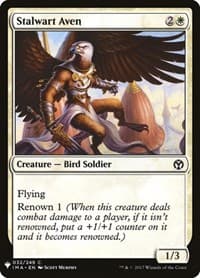 Stalwart Aven - The List Reprints - Magic: The Gathering card