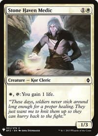 Stone Haven Medic - The List Reprints - Magic: The Gathering card