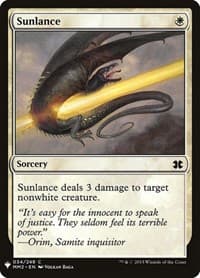 Sunlance - The List Reprints - Magic: The Gathering card