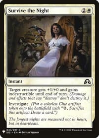 Survive the Night - The List Reprints - Magic: The Gathering card