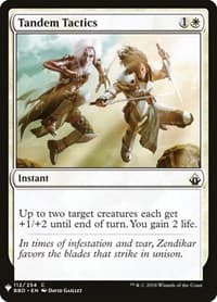 Tandem Tactics - The List Reprints - Magic: The Gathering card