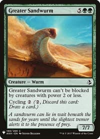 Greater Sandwurm - The List Reprints - Magic: The Gathering card
