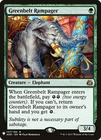 Greenbelt Rampager - The List Reprints - Magic: The Gathering card
