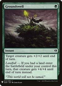 Groundswell - The List Reprints - Magic: The Gathering card