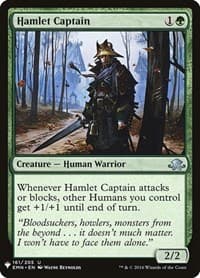 Hamlet Captain - The List Reprints - Magic: The Gathering card