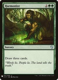 Harmonize (C17) - The List Reprints - Magic: The Gathering card