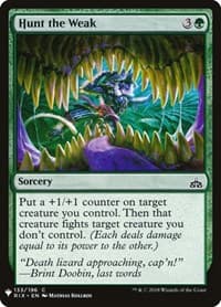 Hunt the Weak - The List Reprints - Magic: The Gathering card