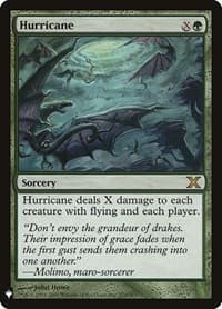 Hurricane - The List Reprints - Magic: The Gathering card