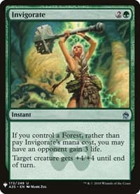 Invigorate (A25) - The List Reprints - Magic: The Gathering card