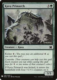 Kavu Primarch - The List Reprints - Magic: The Gathering card