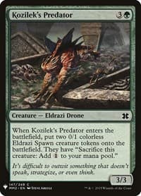 Kozilek's Predator - The List Reprints - Magic: The Gathering card