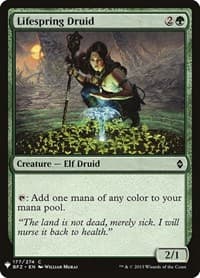 Lifespring Druid - The List Reprints - Magic: The Gathering card