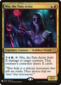 Nin, the Pain Artist - The List Reprints - Magic: The Gathering card