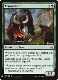 Manglehorn - The List Reprints - Magic: The Gathering card