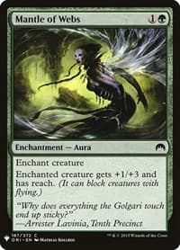 Mantle of Webs - The List Reprints - Magic: The Gathering card