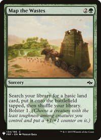 Map the Wastes - The List Reprints - Magic: The Gathering card