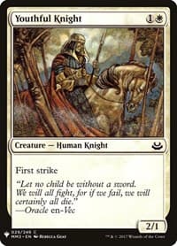 Youthful Knight - The List Reprints - Magic: The Gathering card
