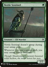 Nettle Sentinel - The List Reprints - Magic: The Gathering card