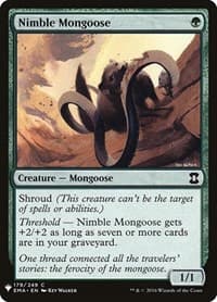 Nimble Mongoose - The List Reprints - Magic: The Gathering card