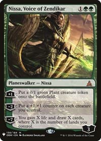 Nissa, Voice of Zendikar - The List Reprints - Magic: The Gathering card