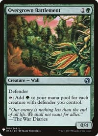 Overgrown Battlement - The List Reprints - Magic: The Gathering card