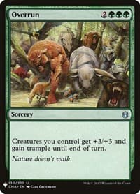 Overrun - The List Reprints - Magic: The Gathering card
