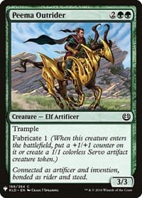 Peema Outrider - The List Reprints - Magic: The Gathering card