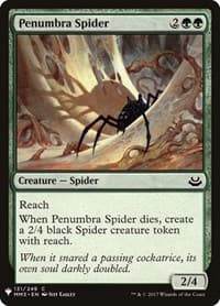 Penumbra Spider - The List Reprints - Magic: The Gathering card