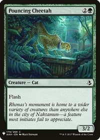 Pouncing Cheetah - The List Reprints - Magic: The Gathering card