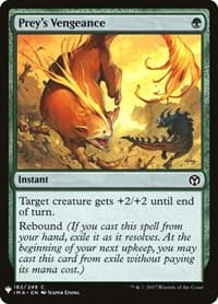Prey's Vengeance - The List Reprints - Magic: The Gathering card