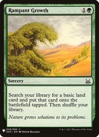 Rampant Growth - The List Reprints - Magic: The Gathering card